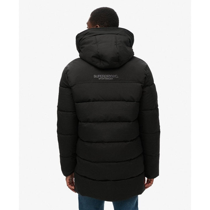 Superdry City Chevron Padded Parka Coat