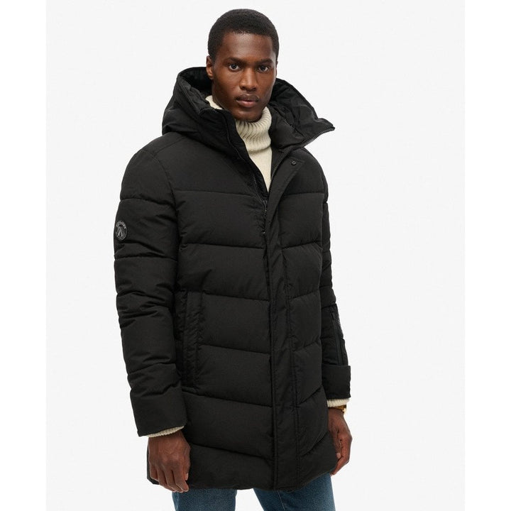 Superdry City Chevron Padded Parka Coat