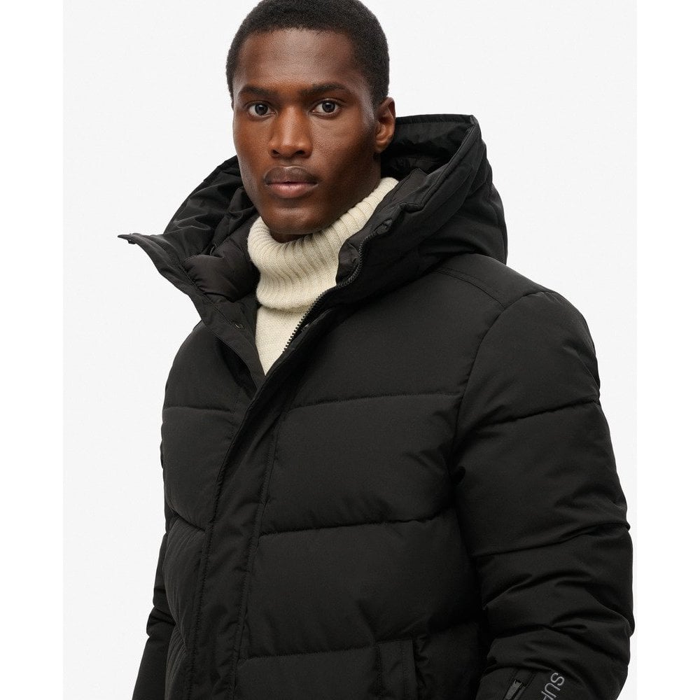 Superdry City Chevron Padded Parka Coat