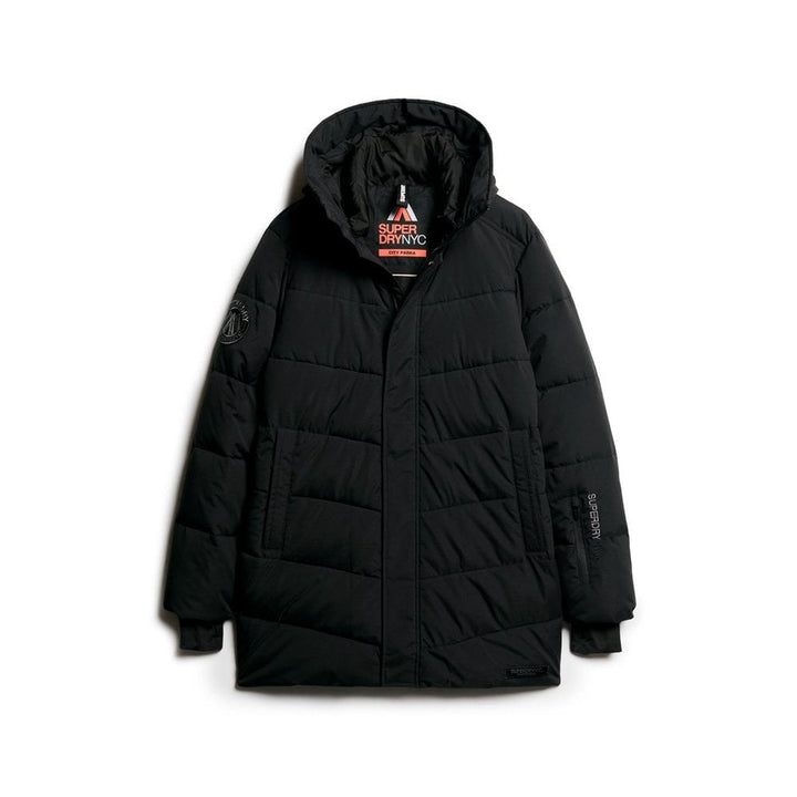 Superdry City Chevron Padded Parka Coat