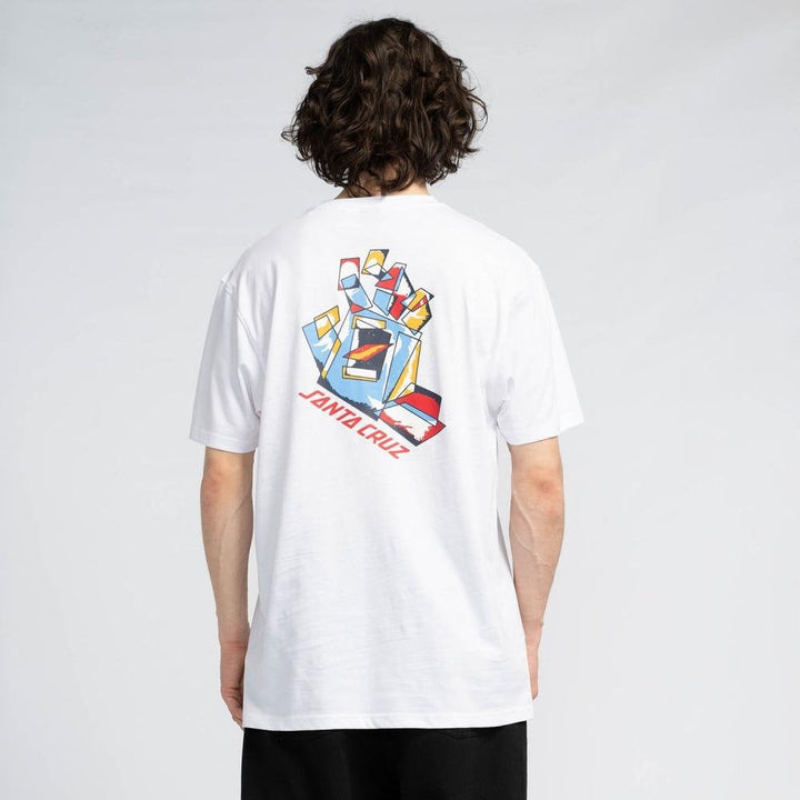 Santa Cruz Screaming Scratched Hand Strip T-Shirt
