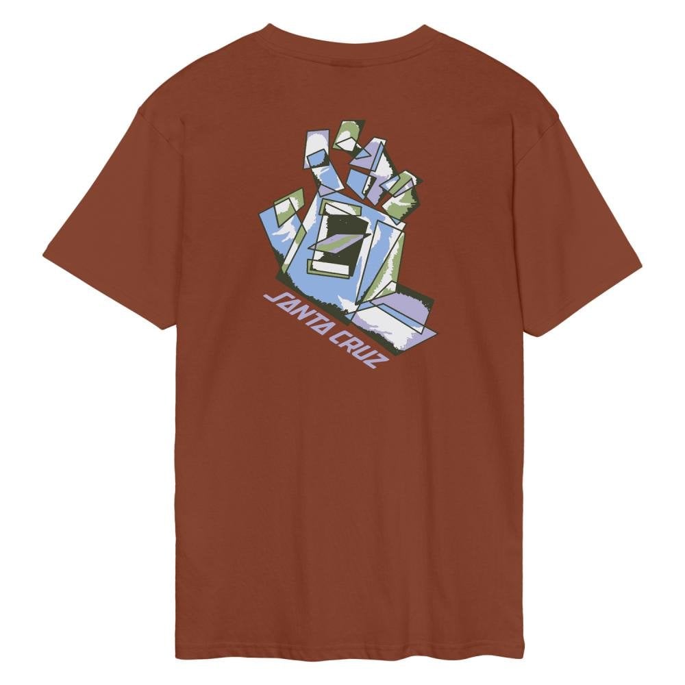 Santa Cruz Screaming Scratched Hand Strip T-Shirt