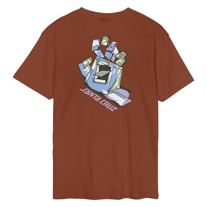 Santa Cruz Screaming Scratched Hand Strip T-Shirt