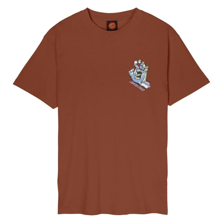 Santa Cruz Screaming Scratched Hand Strip T-Shirt