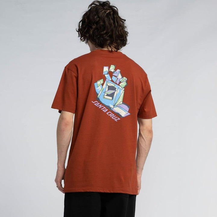 Santa Cruz Screaming Scratched Hand Strip T-Shirt