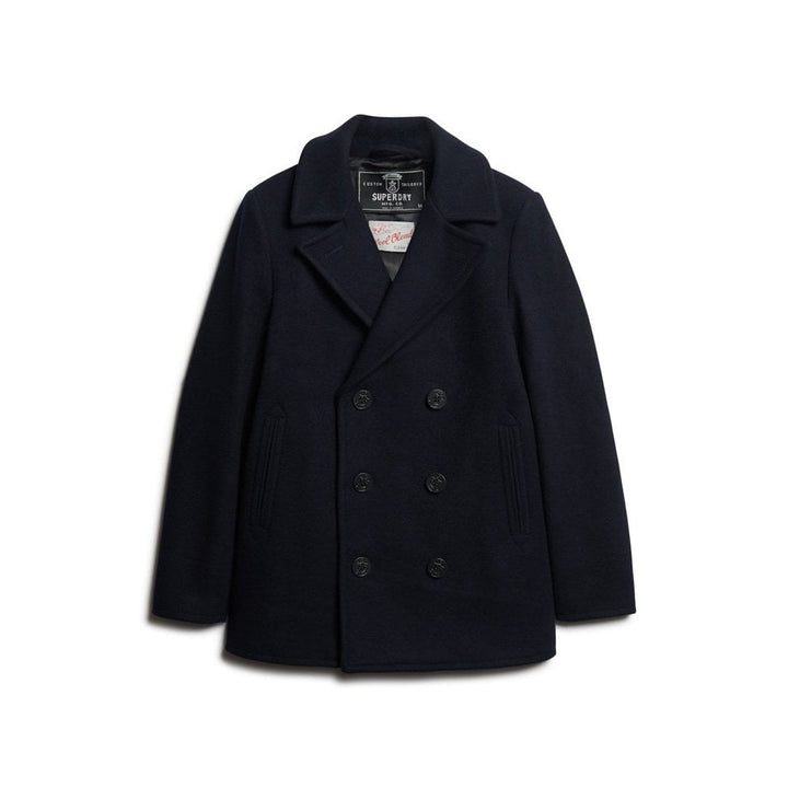 Superdry The Merchant Store Wool Pea Coat