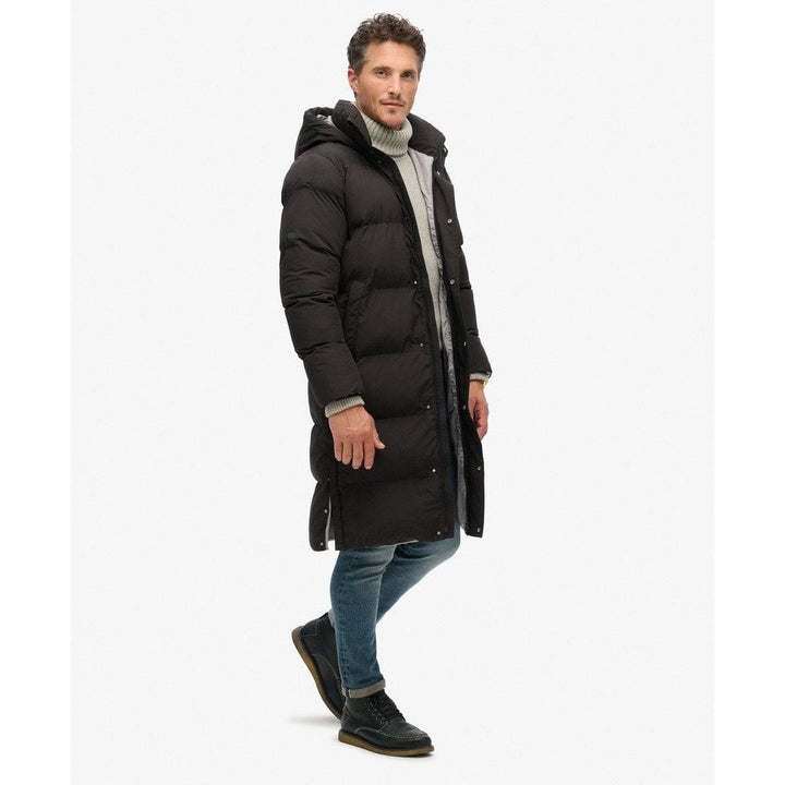 Superdry Longline Hooded Puffer Coat