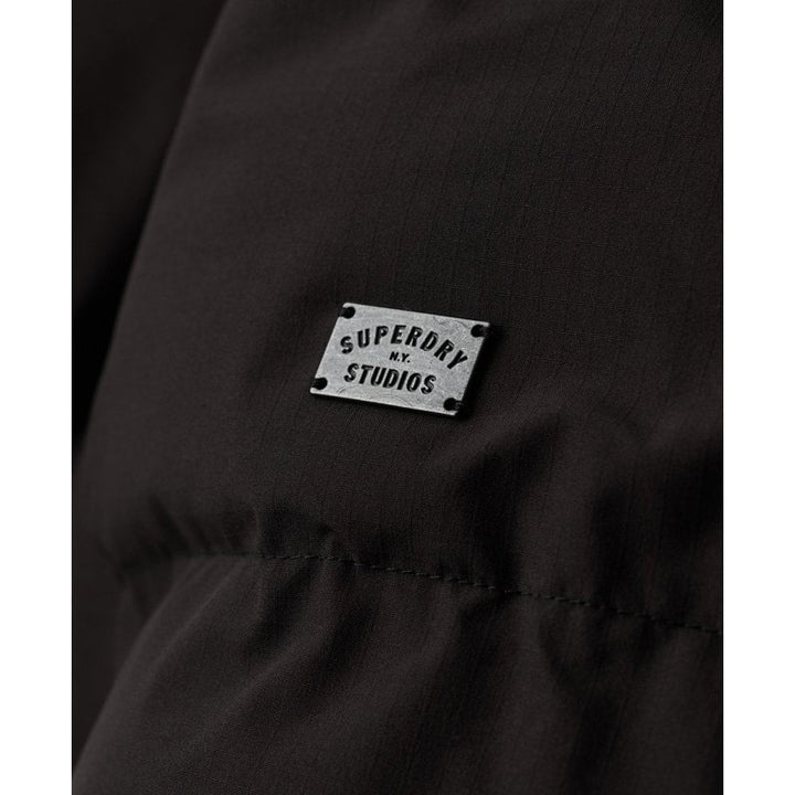 Superdry Longline Hooded Puffer Coat