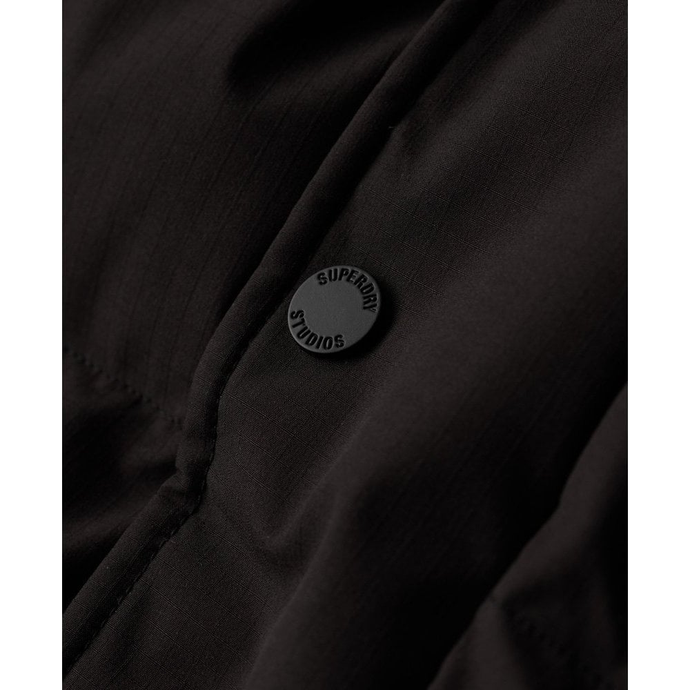 Superdry Longline Hooded Puffer Coat
