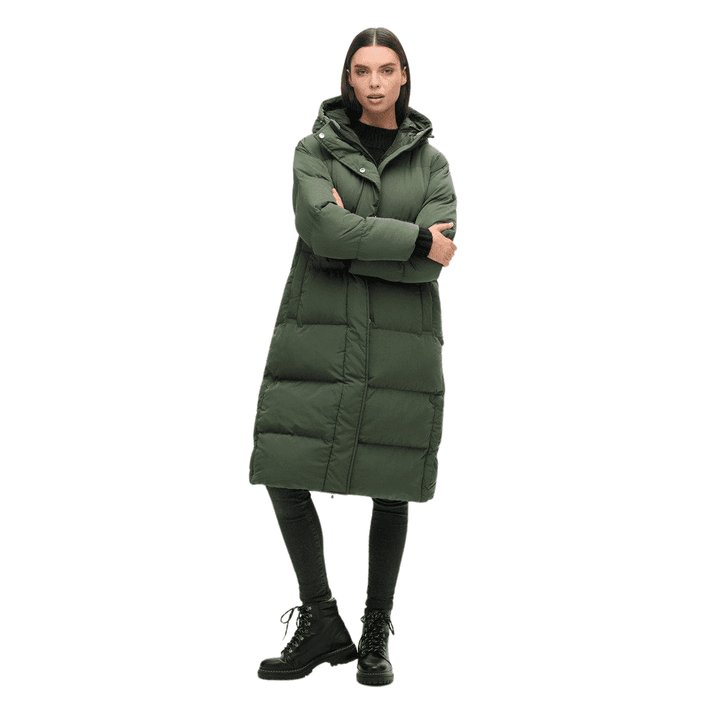 Superdry Hooded Longline Puffer Coat