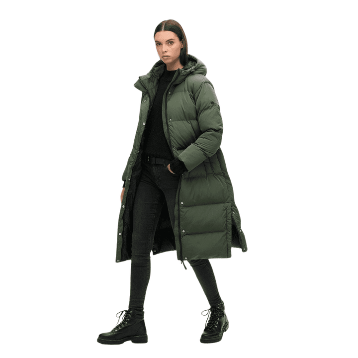 Superdry Hooded Longline Puffer Coat