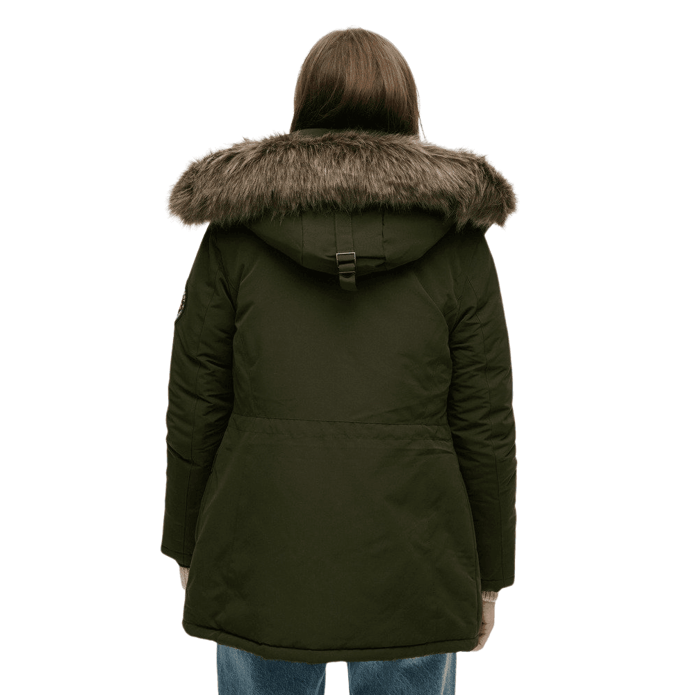 Superdry Everest Faux Fur Hooded Parka Coat