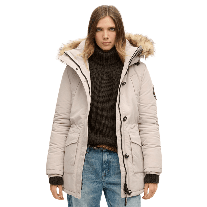 Superdry Everest Faux Fur Hooded Parka Coat
