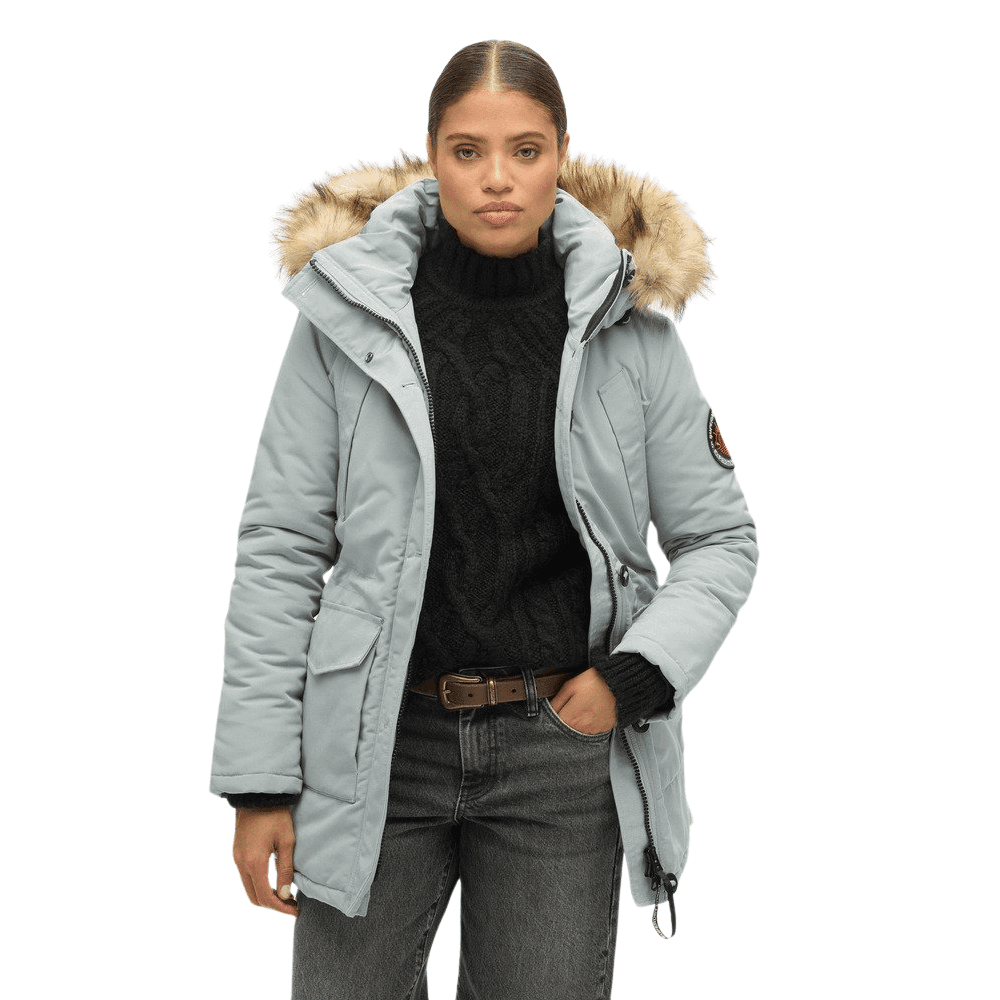 Superdry Everest Faux Fur Hooded Parka Coat