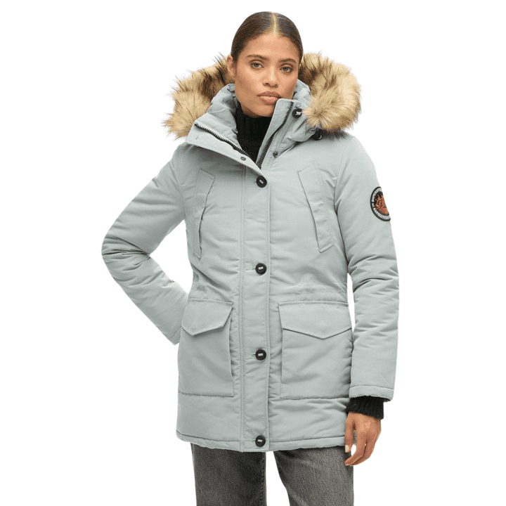 Superdry Everest Faux Fur Hooded Parka Coat