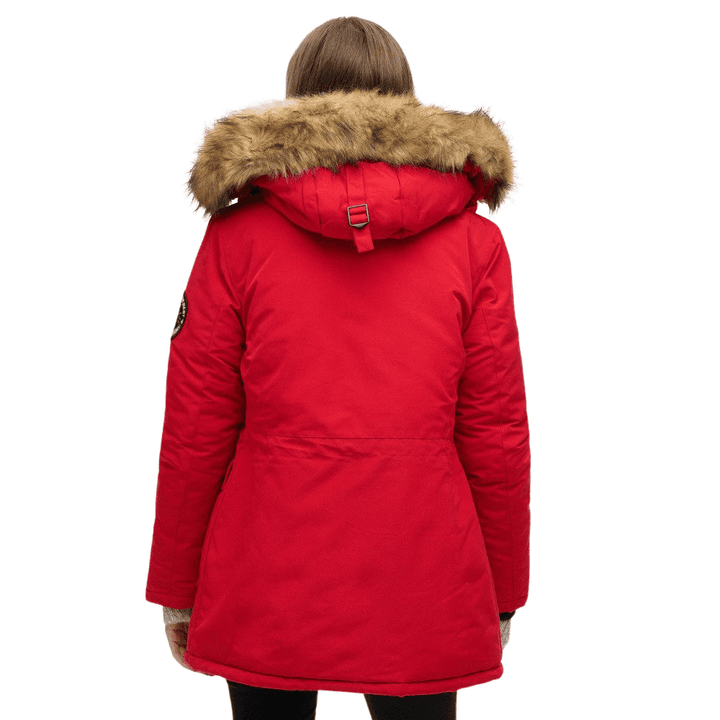 Superdry Everest Faux Fur Hooded Parka Coat