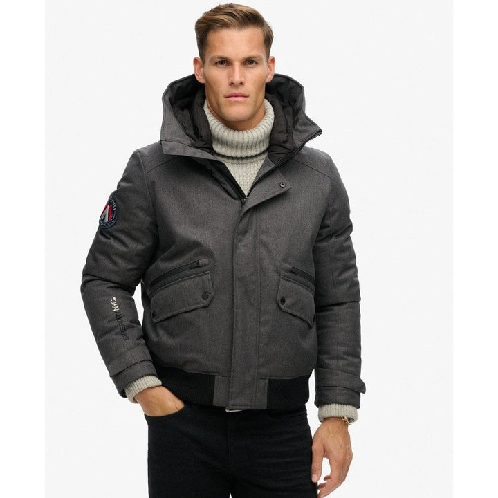 Superdry City Tweed Padded Bomber Jacket