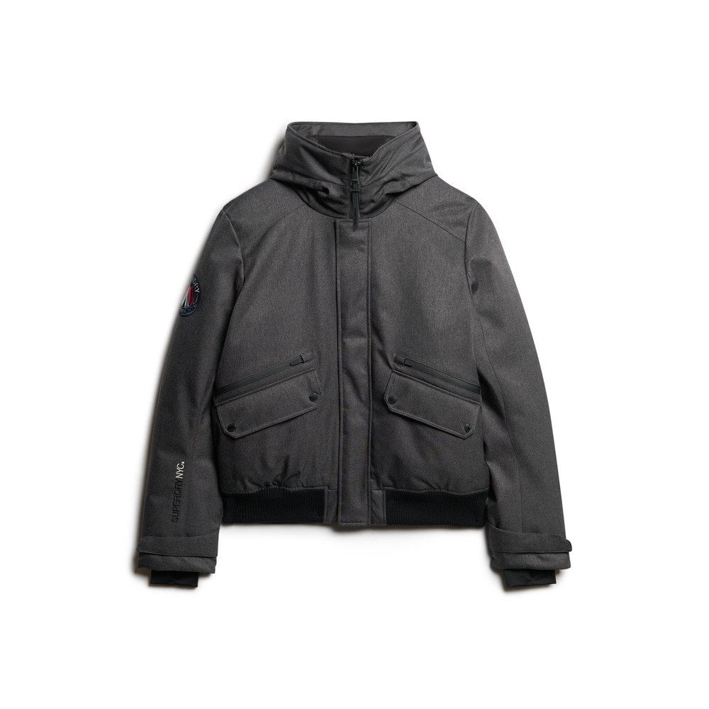 Superdry City Tweed Padded Bomber Jacket