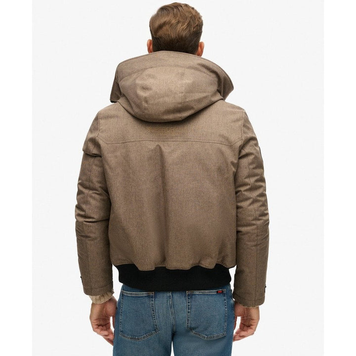 Superdry City Tweed Padded Bomber Jacket