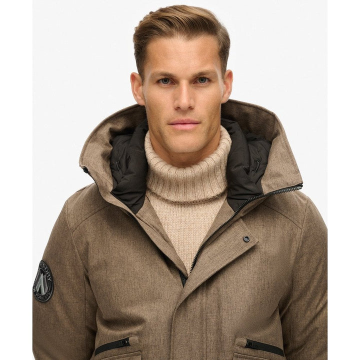 Superdry City Tweed Padded Bomber Jacket
