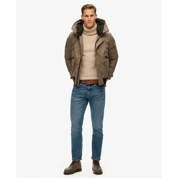 Superdry City Tweed Padded Bomber Jacket