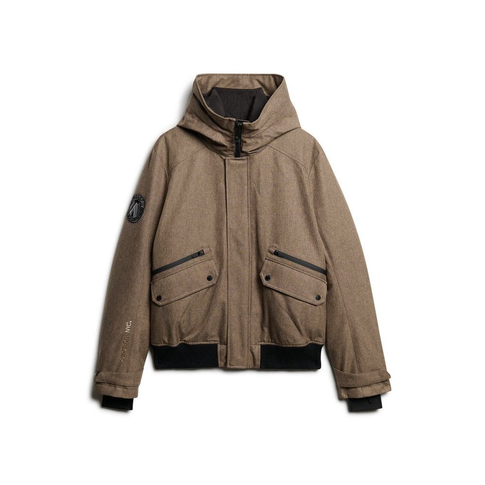 Superdry City Tweed Padded Bomber Jacket