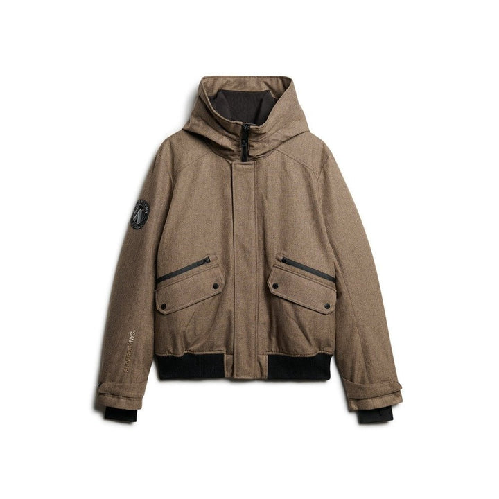 Superdry City Tweed Padded Bomber Jacket
