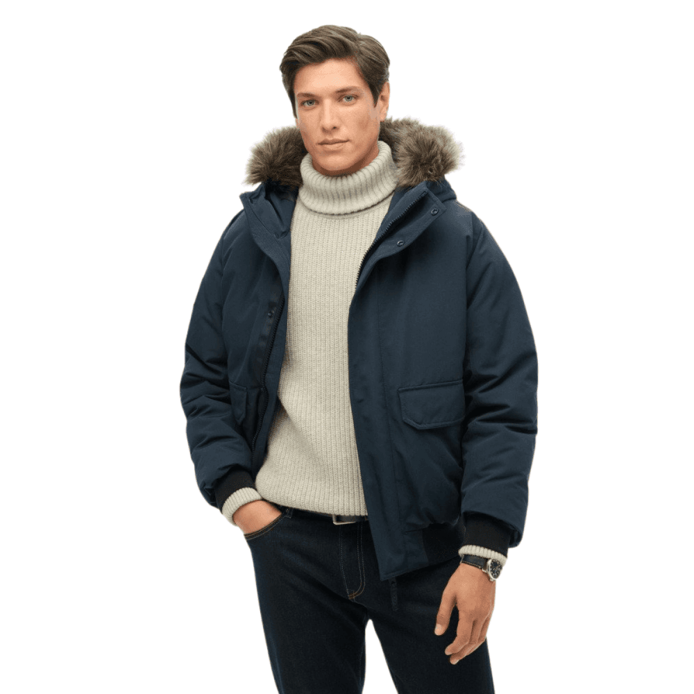Superdry Everest Faux Fur Bomber Jacket