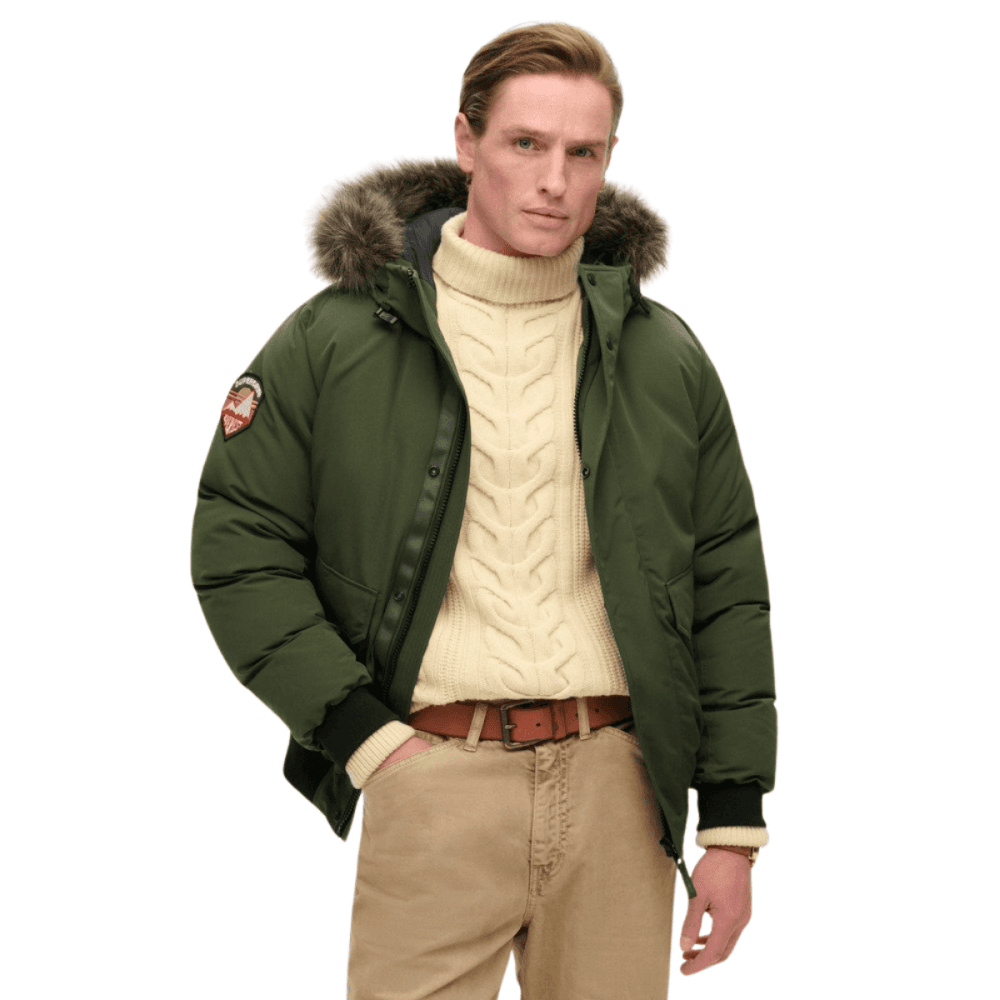Superdry Everest Faux Fur Bomber Jacket