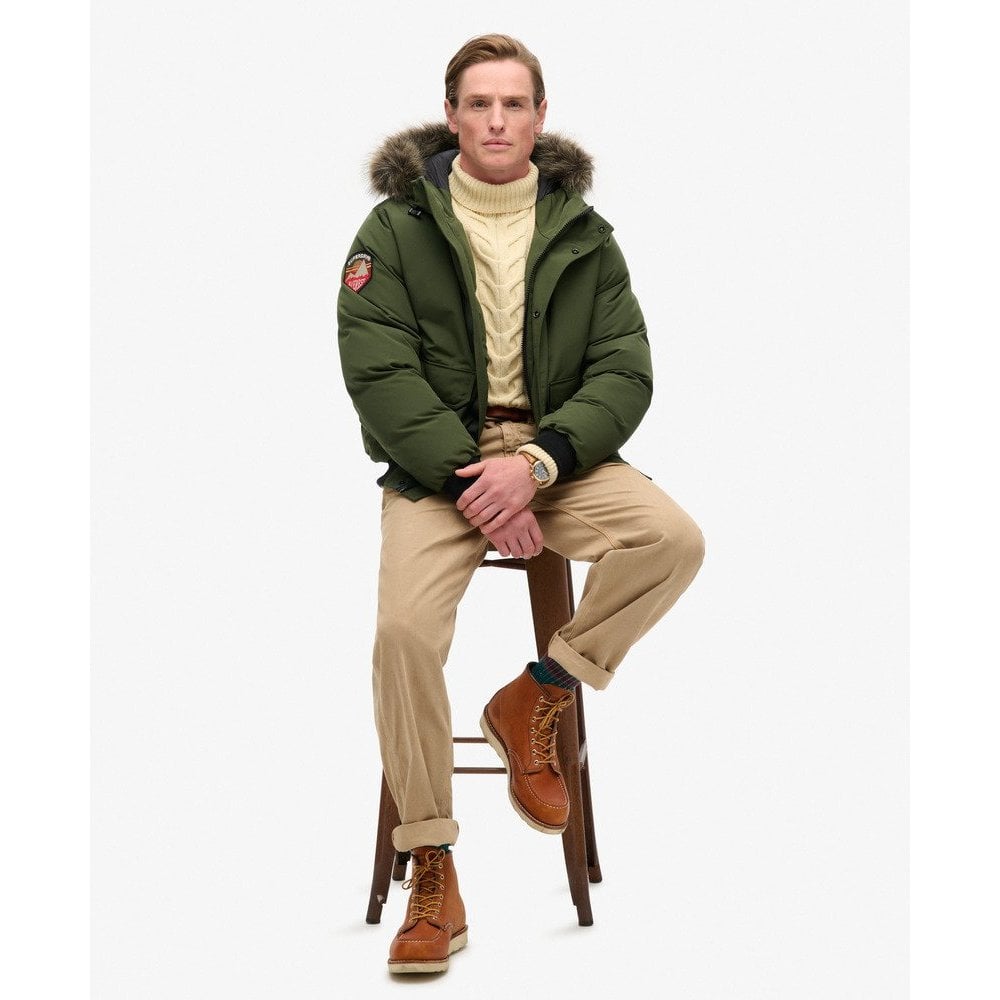 Superdry Everest Faux Fur Bomber Jacket