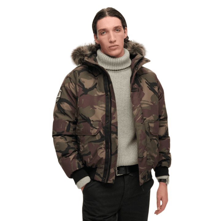 Superdry Everest Faux Fur Bomber Jacket