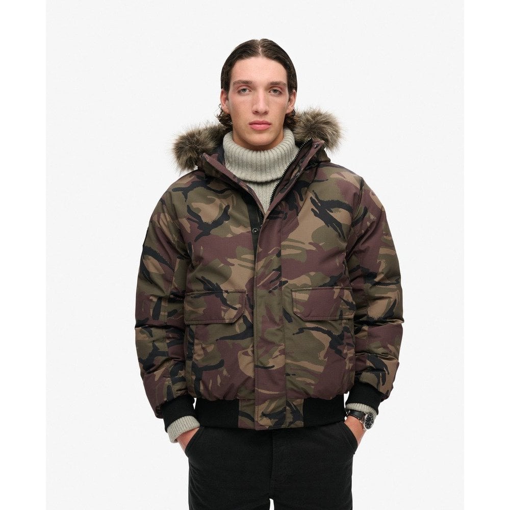 Superdry Everest Faux Fur Bomber Jacket
