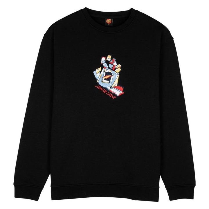 Santa Cruz Screaming Scratched Hand Strip Sweatshirt