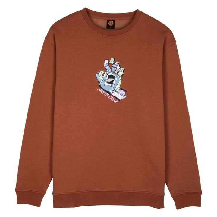 Santa Cruz Screaming Scratched Hand Strip Sweatshirt