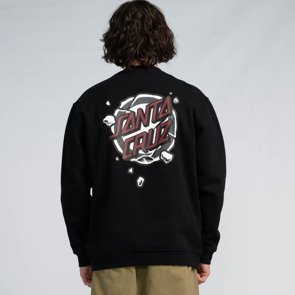 Santa Cruz Roskopp Destruct Dot Crew Sweatshirt