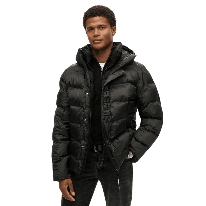 Superdry Hooded City Graphic Puffer Jacket
