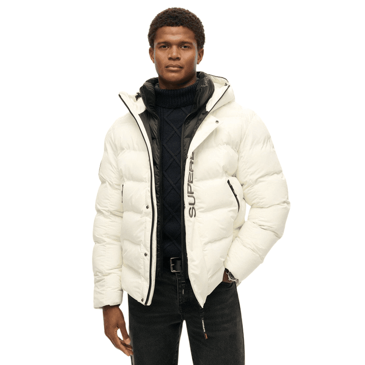 Superdry Hooded City Graphic Puffer Jacket