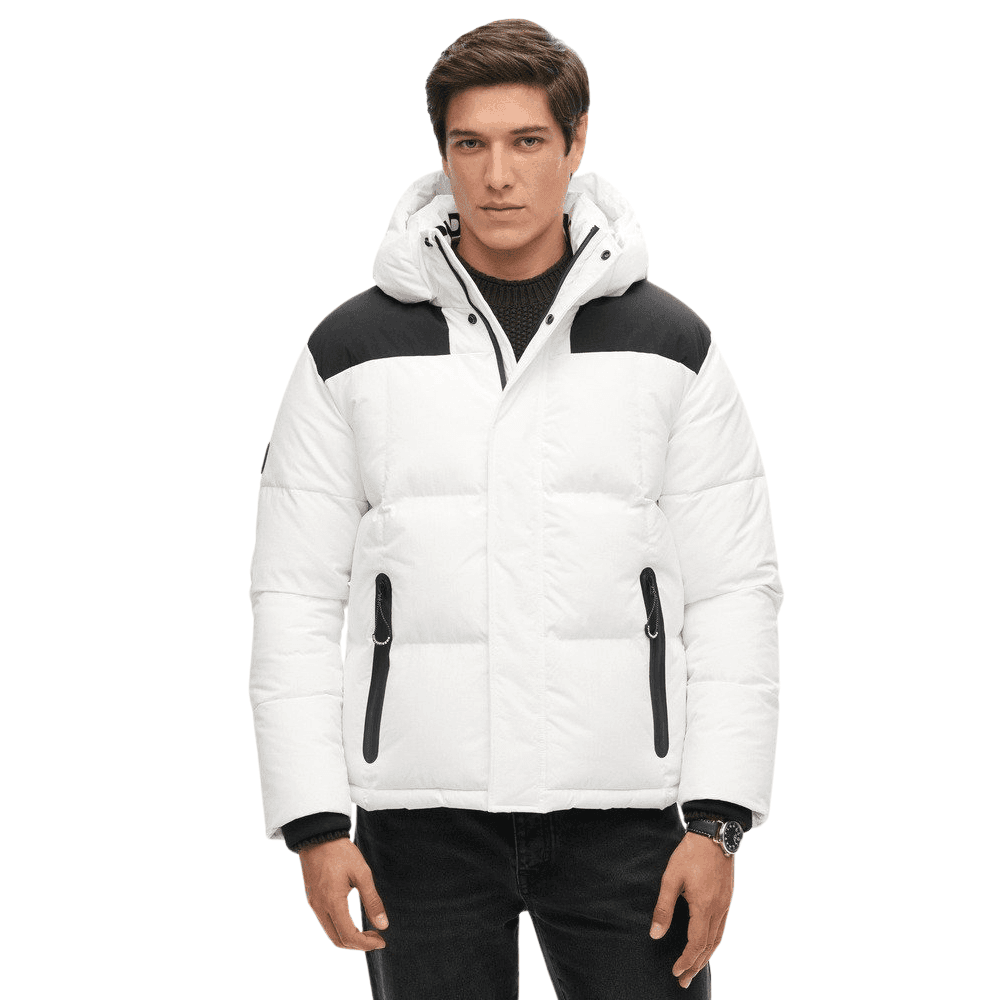 Superdry Hooded Box Quilt Puffer Jacket
