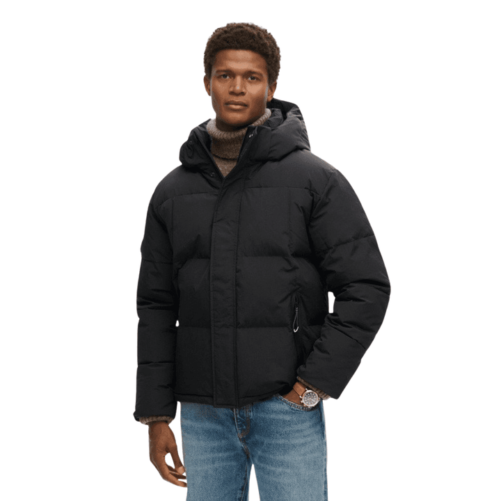 Superdry Hooded Box Quilt Puffer Jacket