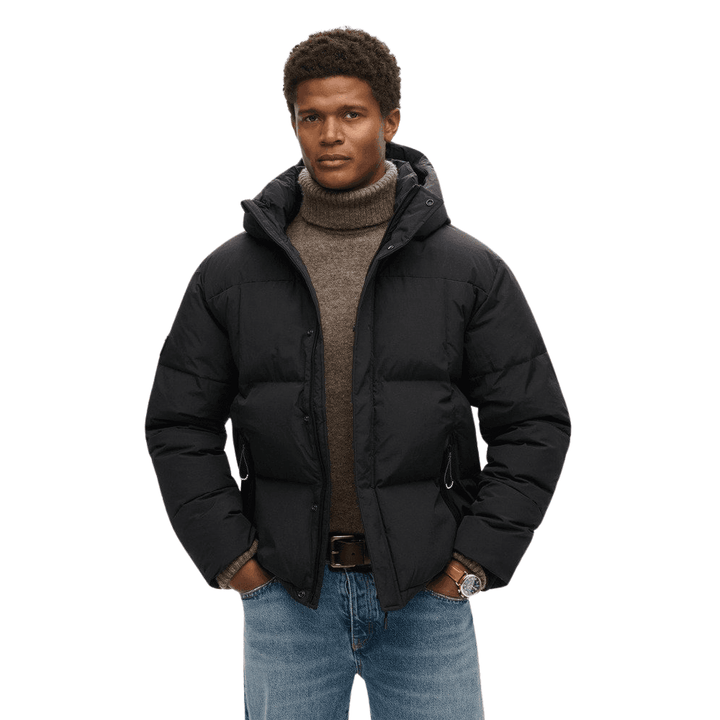 Superdry Hooded Box Quilt Puffer Jacket