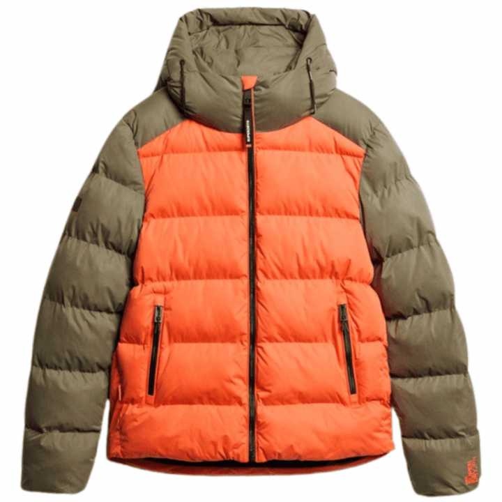 Superdry Hood Colour Block Sport Puffer
