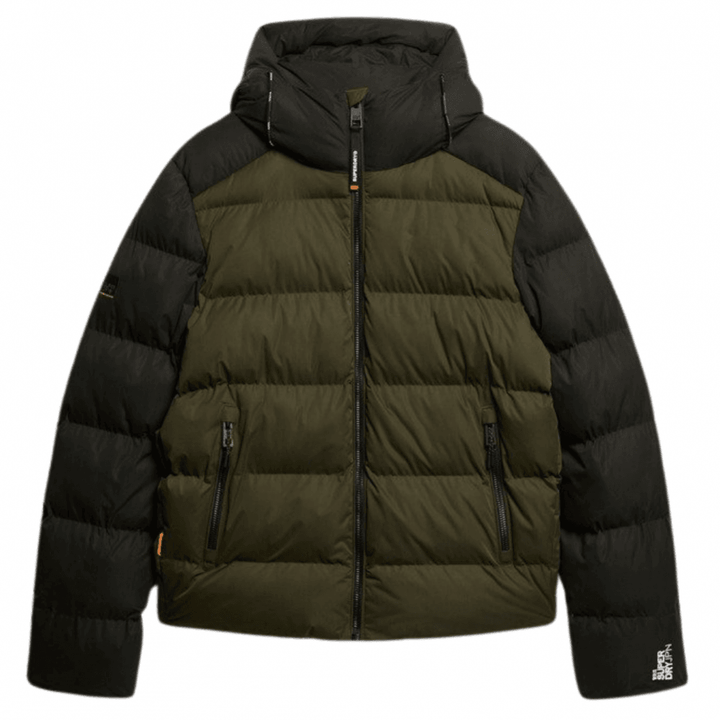 Superdry Hood Colour Block Sport Puffer