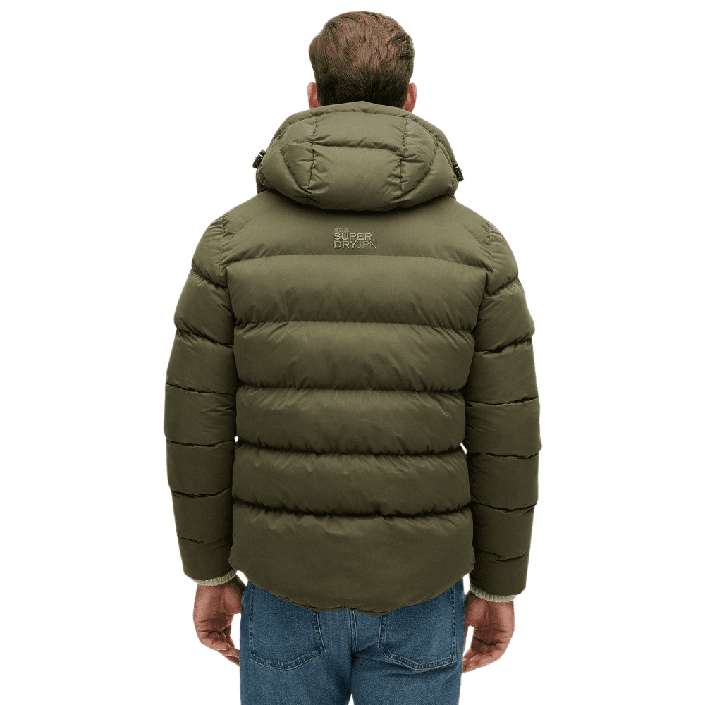 Superdry Hooded Microfibre Sport Puffer