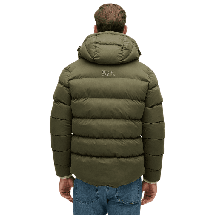 Superdry Hooded Microfibre Sport Puffer