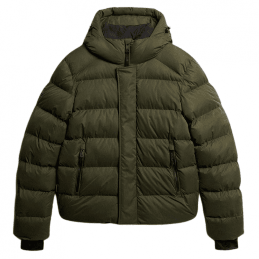 Superdry Hooded Microfibre Sport Puffer