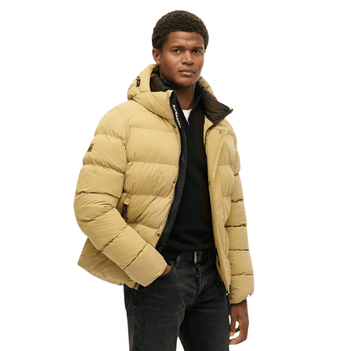 Superdry Hooded Microfibre Sport Puffer