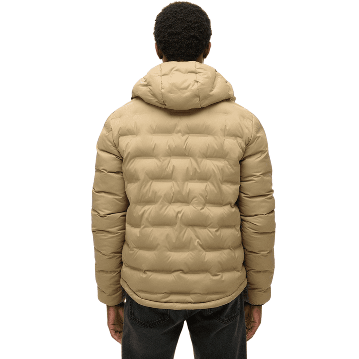 Superdry Hooded Quilted Puffer Coat