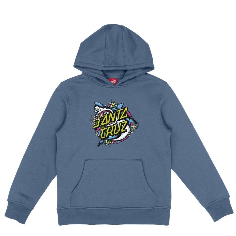 Santa Cruz Youth Shark Dot Front Hoodie