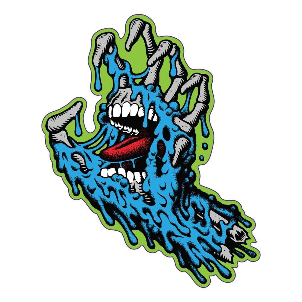Santa Cruz Melting Hand Stickers (10 Pack)