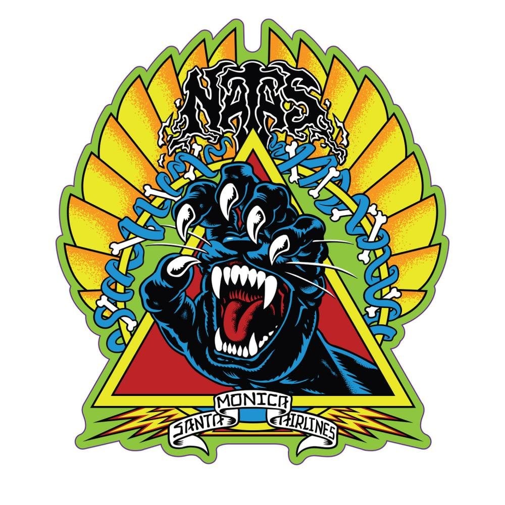 Santa Cruz Natas Screaming Panther Stickers  (10Pk)